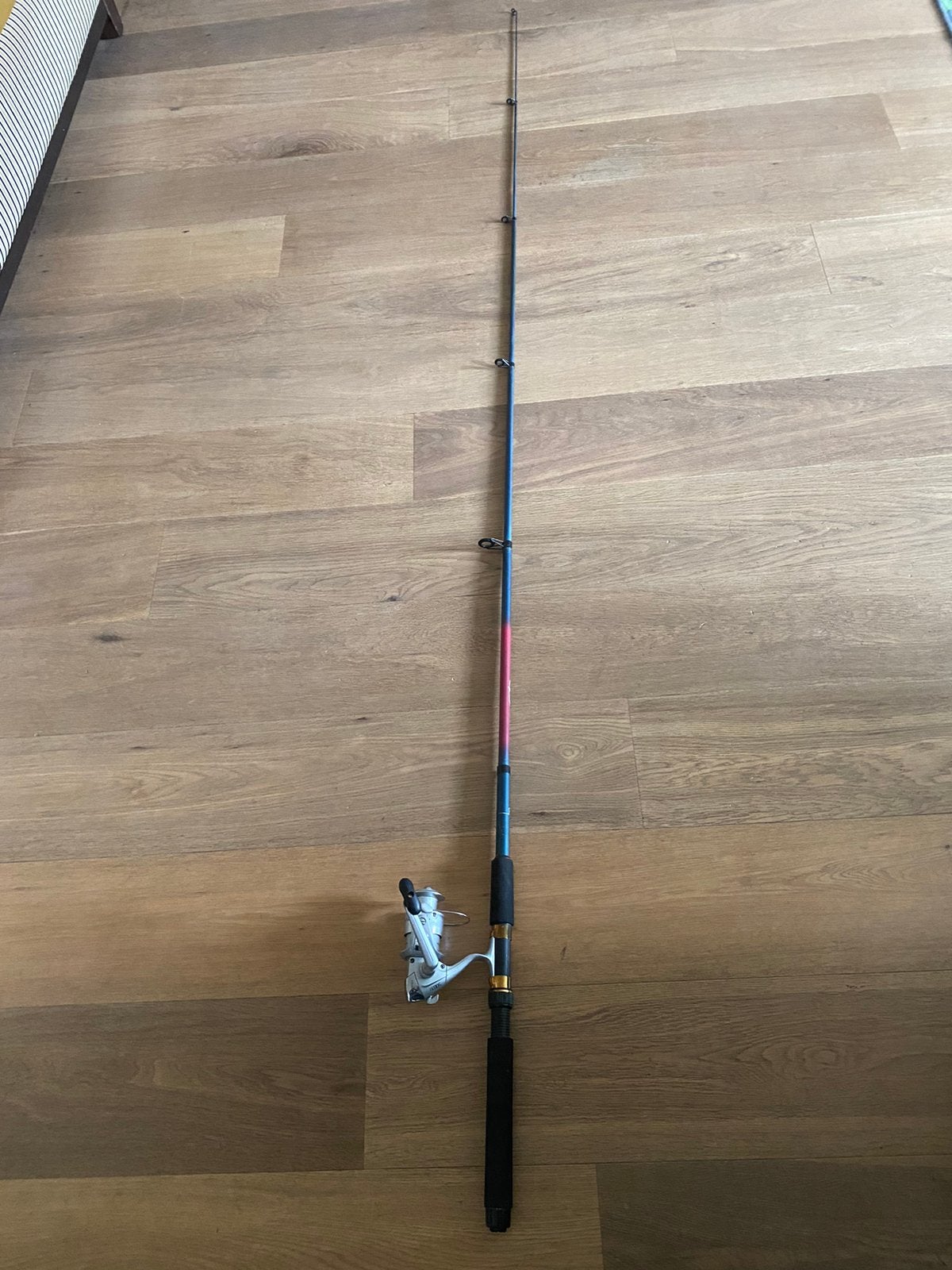Eurostar tele 30 telescoop pavero 2,40m hengel mitchell gal, Ophalen of Verzenden, Zo goed als nieuw, Werphengel