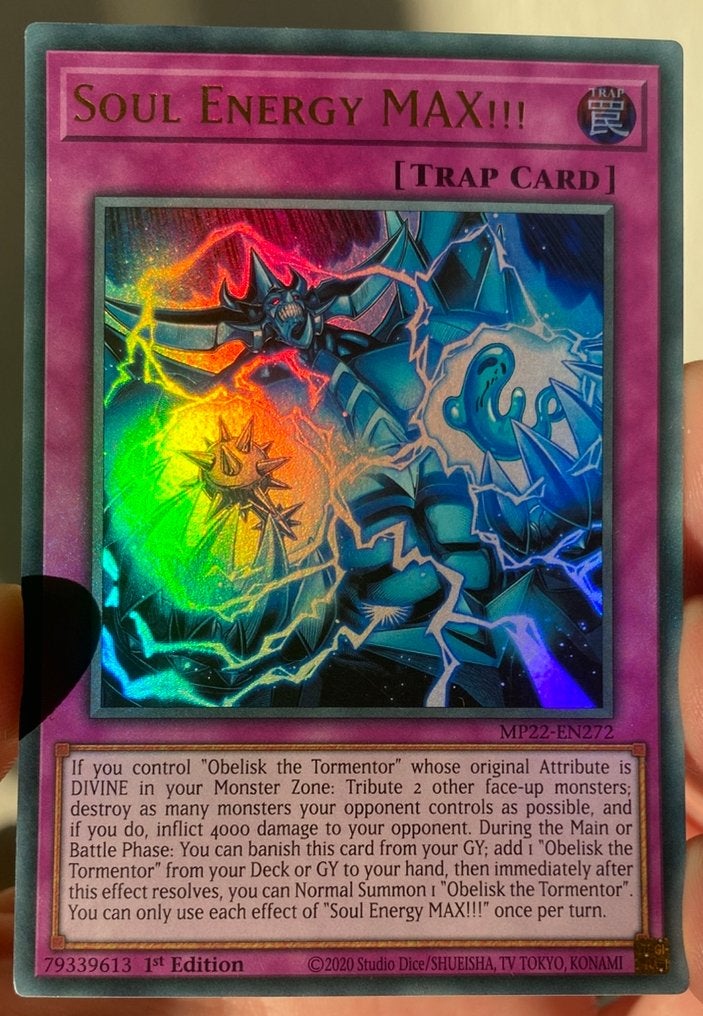 Yu-Gi-Oh! Soul Energy MAX!!!! MP22 1st Edition !, Hobby en Vrije tijd, Verzamelkaartspellen | Yu-gi-Oh!, Ophalen of Verzenden