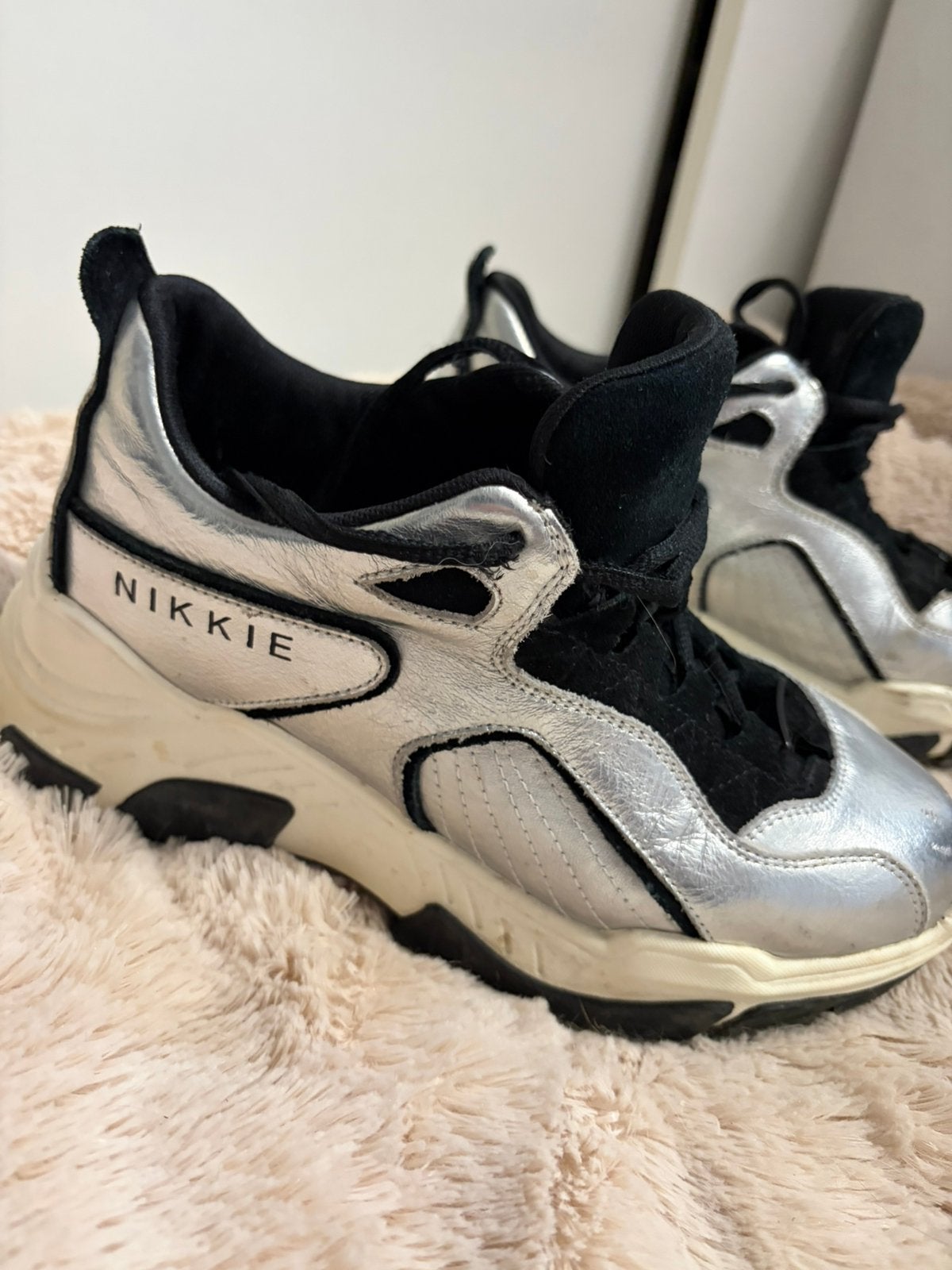 Nikkie schoenen maat 37, Zwart, Ophalen of Verzenden, Sneakers of Gympen, Zo goed als nieuw