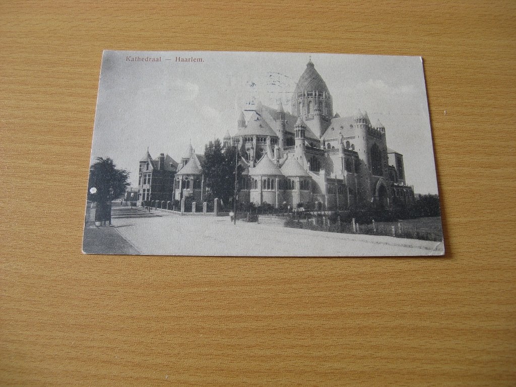 Haarlem Kathedraal St Bavo   2, Verzamelen, Ophalen of Verzenden, Voor 1920, Gelopen, Noord-Holland