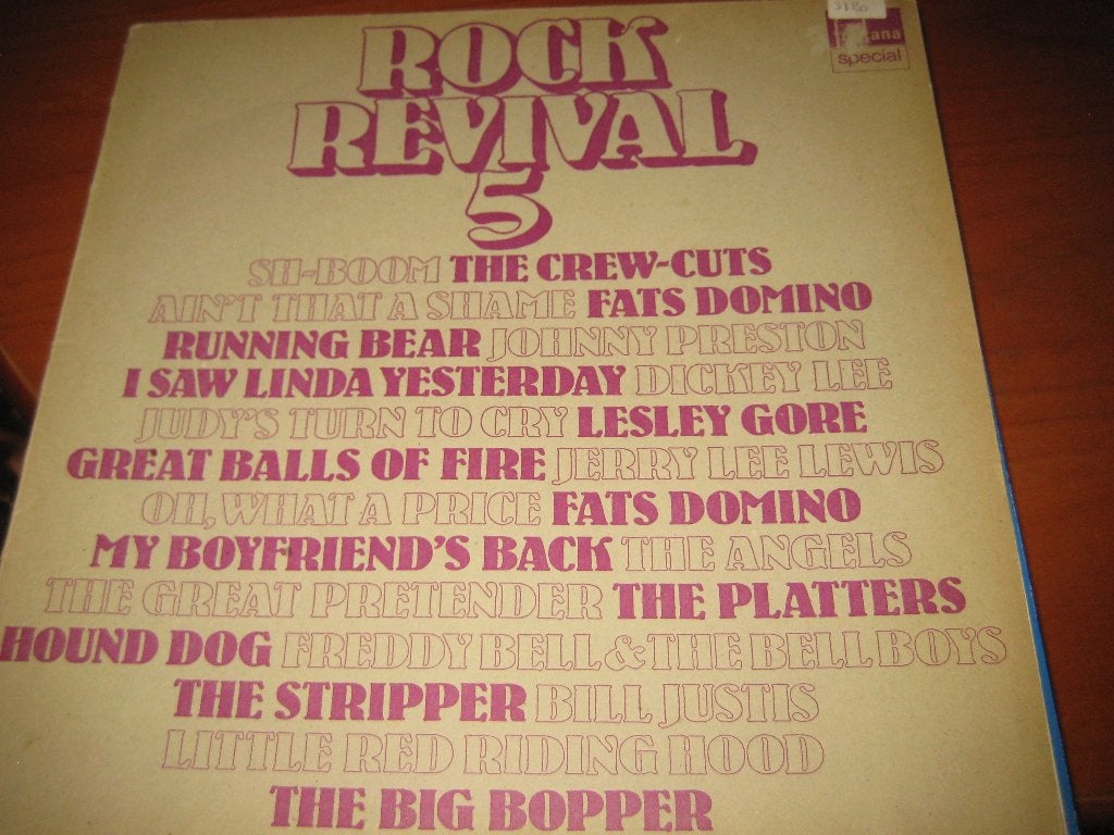 LP, Rock Revival 5 (NO13), Cd's en Dvd's, Vinyl | Pop, Ophalen of Verzenden, Zo goed als nieuw, Rock, LP