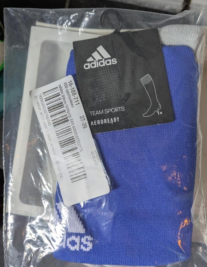 Adidas voetbalsokken maat 37-39, Kleding | Heren, Sokken en Kousen, Ophalen, Blauw, Nieuw, Overige maten