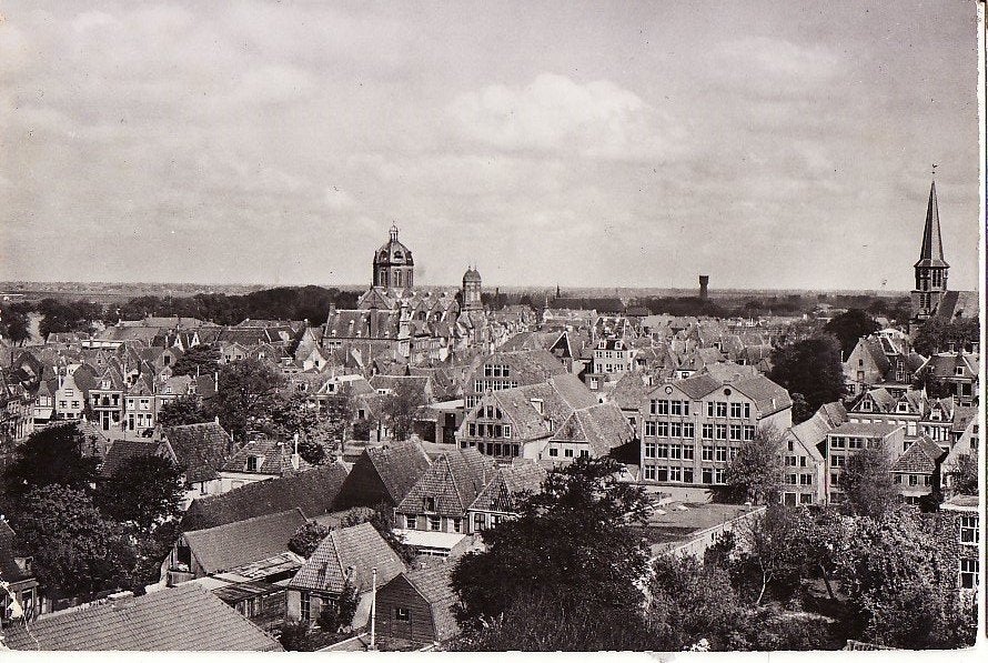 Hoorn Panorama 1962 (?)., Verzamelen, Ophalen, 1960 tot 1980, Ongelopen, Noord-Holland