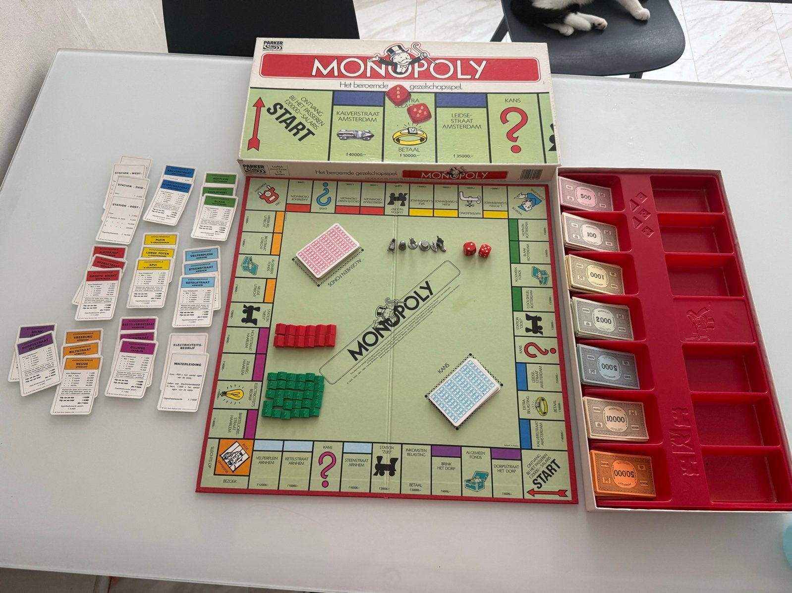 Monopoly Bordspel - Klassieke Editie, Hobby en Vrije tijd, Drie of vier spelers, Ophalen of Verzenden, Gebruikt