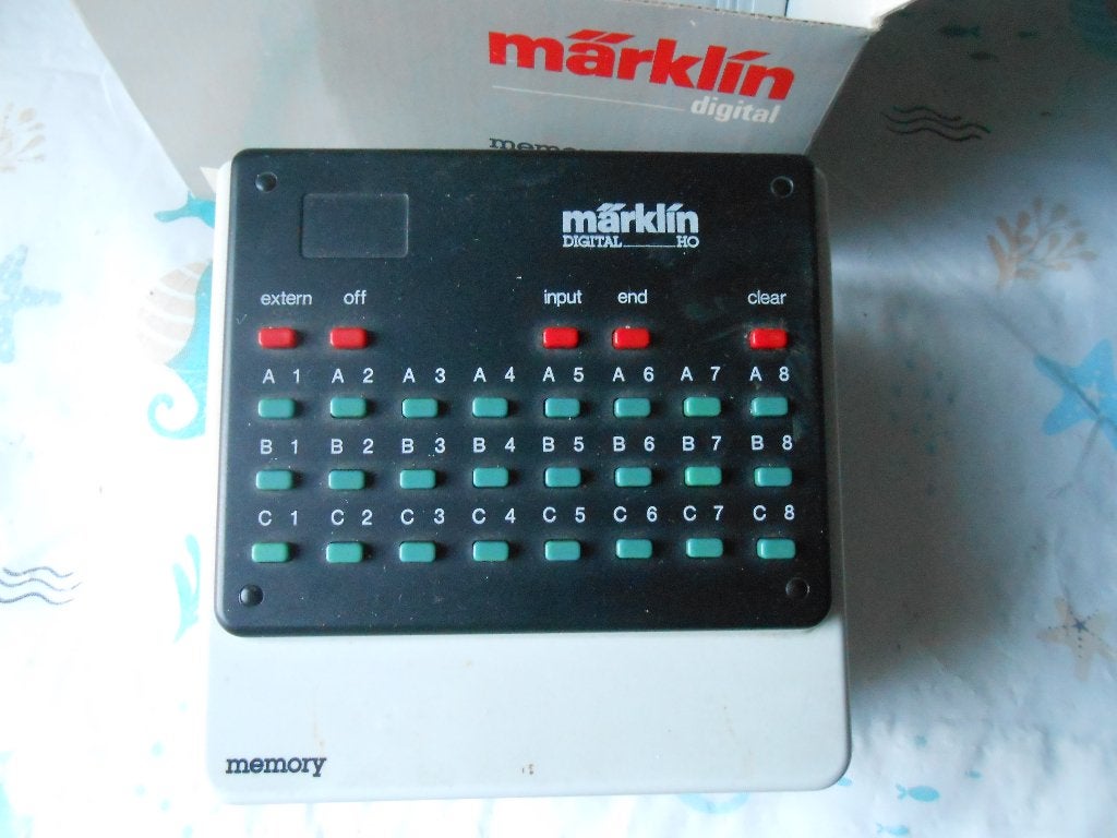 Märklin 6043 Memory tbv programmeren rijbanen etc., Wisselstroom, Overige typen, Ophalen of Verzenden, Zo goed als nieuw