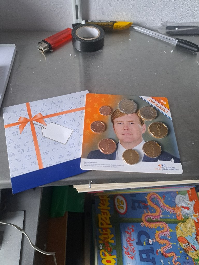 Euro Oranjeset 2016 (Z239-151), Ophalen of Verzenden, Koningin Beatrix, Euro's, Setje