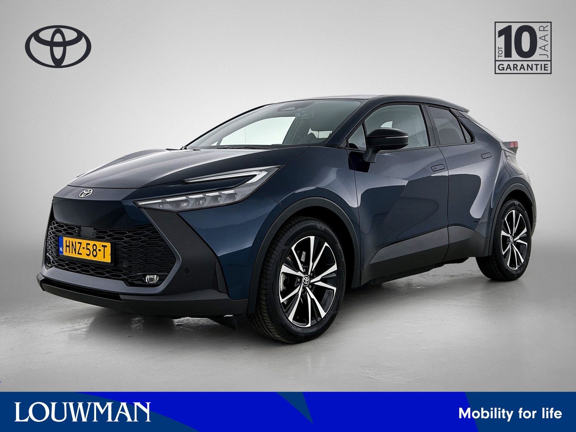 Toyota C-HR 2.0 Plug-in Hybrid 220 First Edition | 360 Cam, Auto's, Toyota, 12 maanden, Stof, 4 cilinders, Blauw