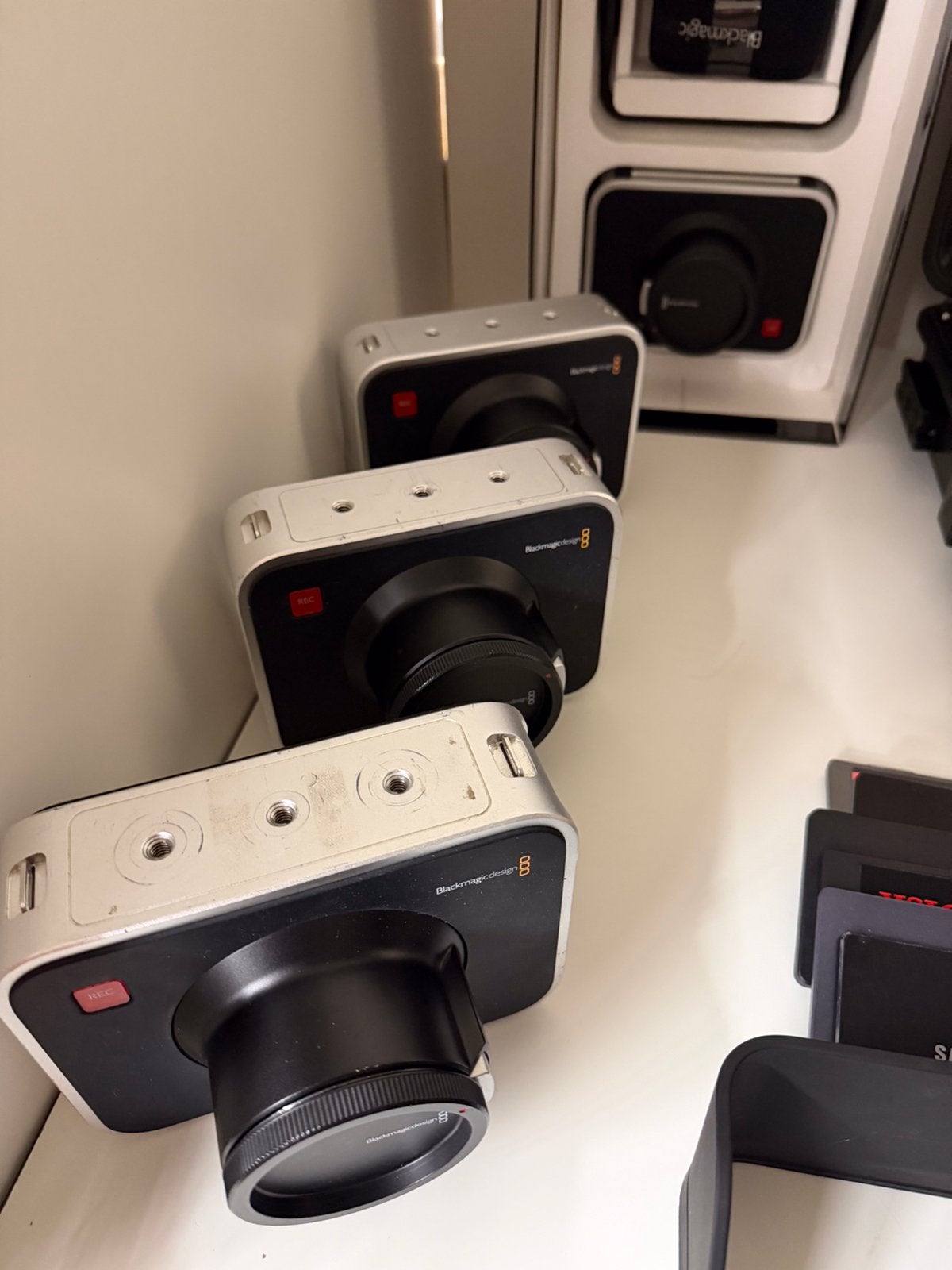 Blackmagic cinema camera 2.5k EF mount 4x bmcc, Overige soorten, Minder dan 8x, Zo goed als nieuw, Ophalen
