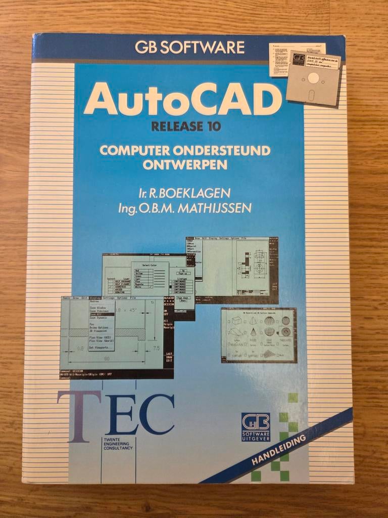 Gb software autocad release 10, Ophalen of Verzenden, Gelezen