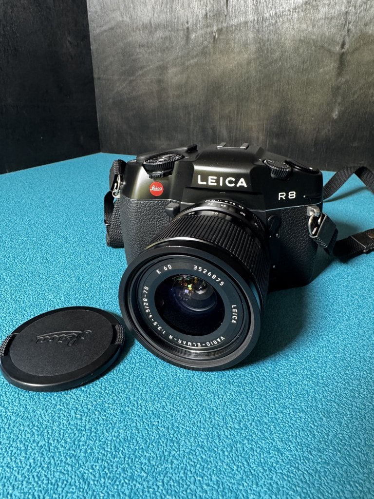 Leica R8 met 28-70 analoog, Ophalen of Verzenden, Zo goed als nieuw, Spiegelreflex, Leica
