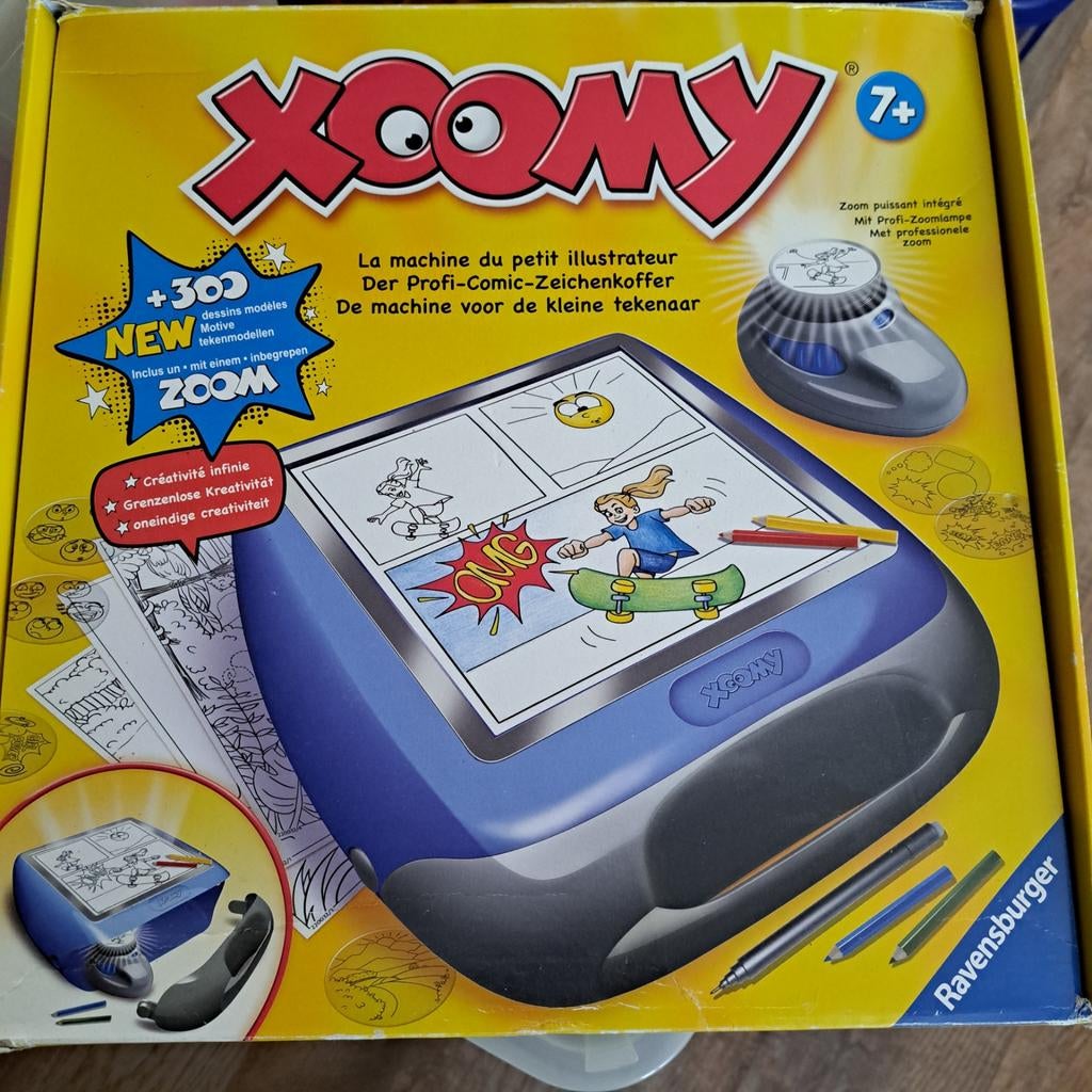 Xoomy Ravensburger tekentafel met zoomfunctie, Ophalen, Gebruikt, Knutselen, Met licht
