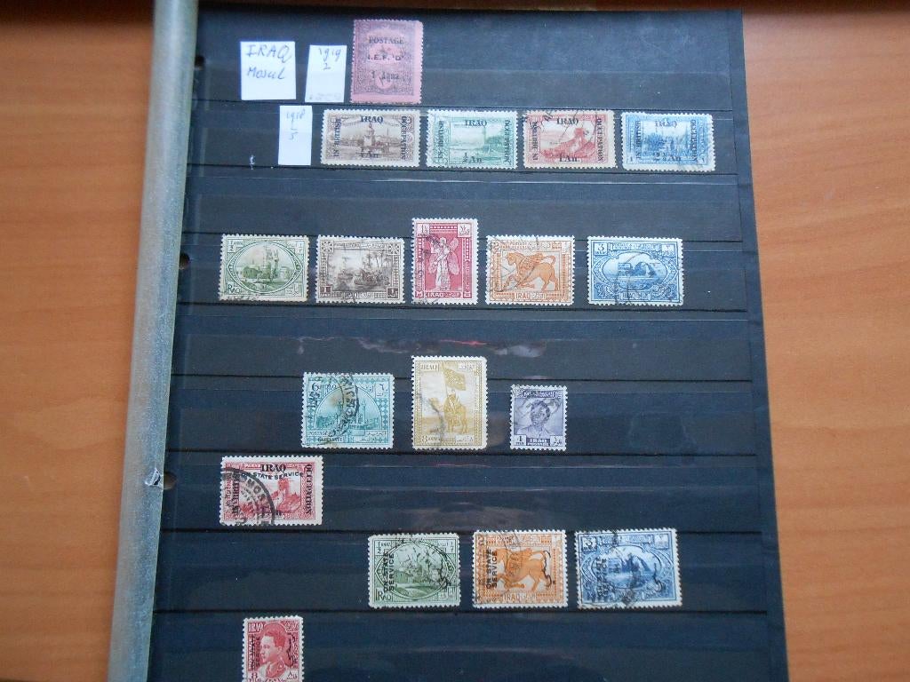 partijtje postzegels Iraq (+Mosul), Ophalen of Verzenden, Gestempeld, Centraal-Azië
