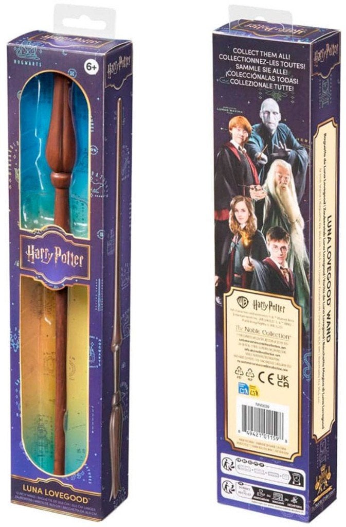 Noble Collection Harry Potter PVC Toverstok Luna Lovegood, Info@fantasy-kingdom.nl, Nieuw, Ophalen of Verzenden, The Noble Collection