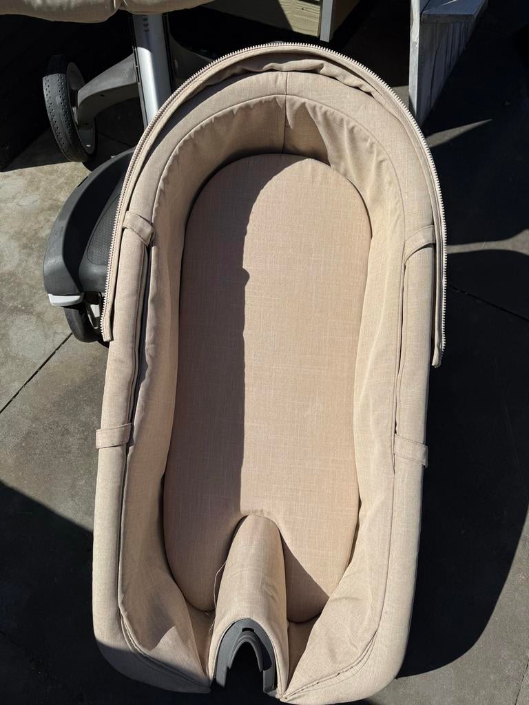 Stokke Kinderwagen met Reiswieg - Beige, Overige merken, Gebruikt, Ophalen of Verzenden, Combiwagen