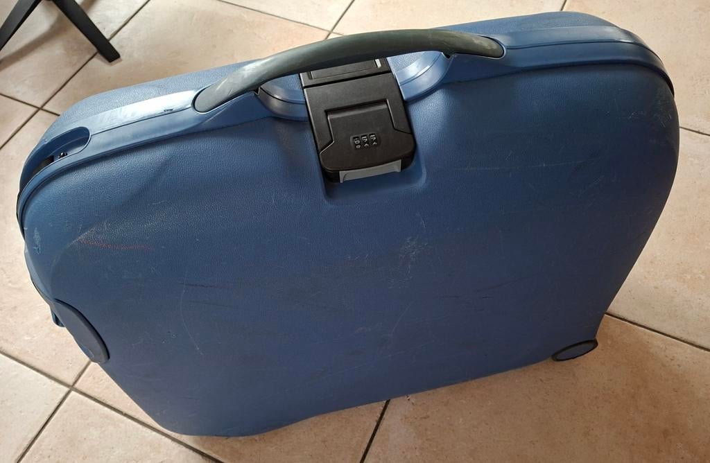 Samsonite koffer met defecte trekkoord, nog bruikbaar, Sieraden, Tassen en Uiterlijk, Koffers, Ophalen, Gebruikt, Hard kunststof