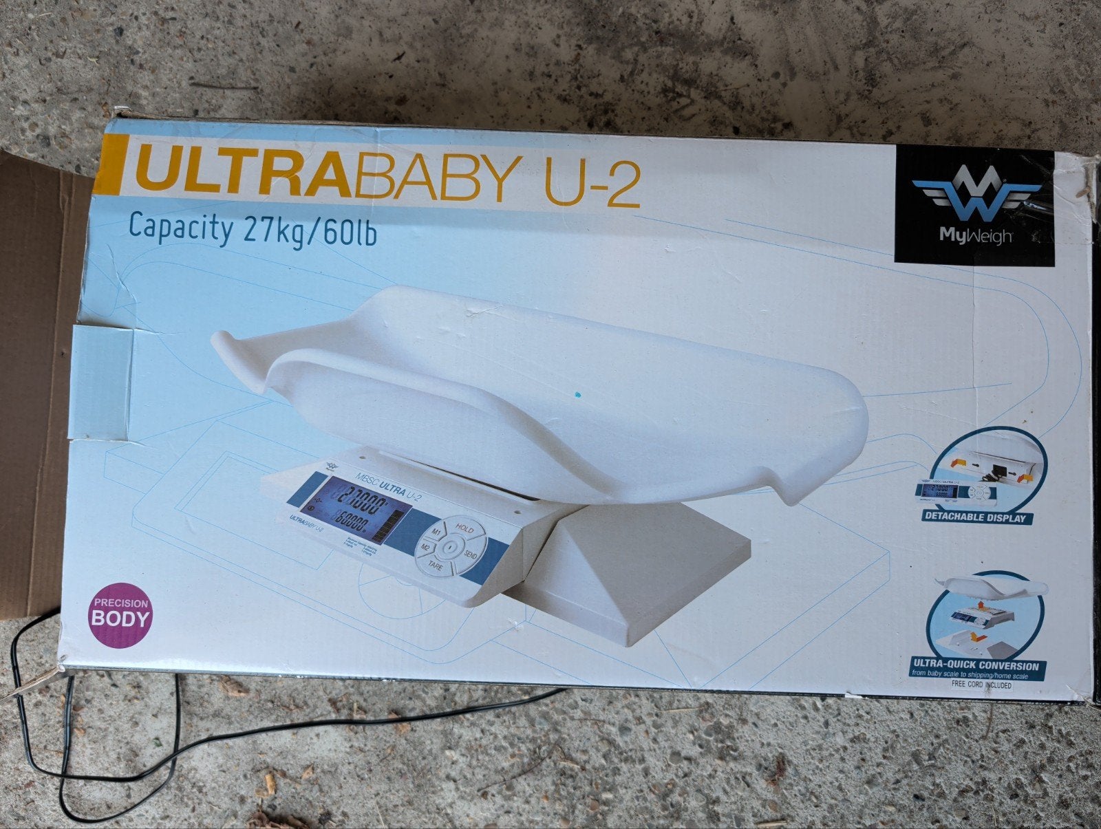 MyWeigh Ultrababy U-2 babyweegschaal - werkt nog top!, Ophalen of Verzenden, Digitaal, Overige typen, Fijner dan 1 gram