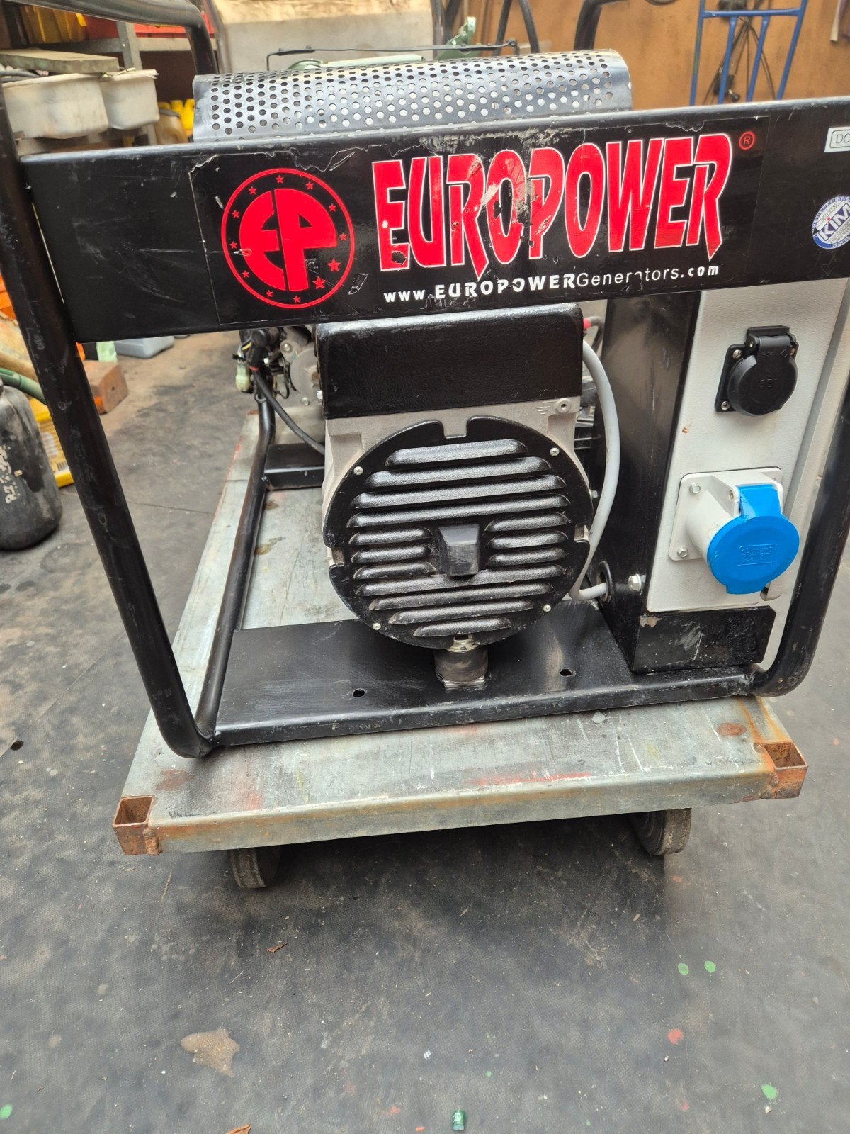 Europower EP10000E H/MA generator 10 kVA HONDA, Ophalen, Zo goed als nieuw, Benzinemotor, 1800 rpm of meer