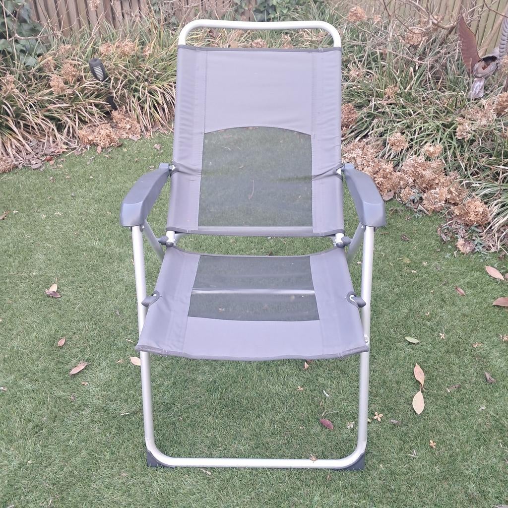 Verstelbare Klapstoel - Ideaal voor Camping of Tuin, Caravans en Kamperen, Kampeeraccessoires, Ophalen of Verzenden, Gebruikt