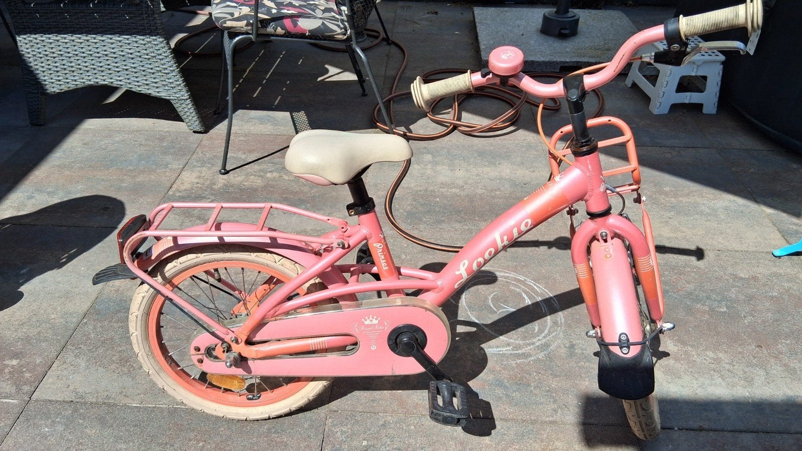 Loekie Prinses kinderfiets 16 inch - Zo goed als nieuw, Ophalen, Zo goed als nieuw, 16 tot 20 inch, Loekie