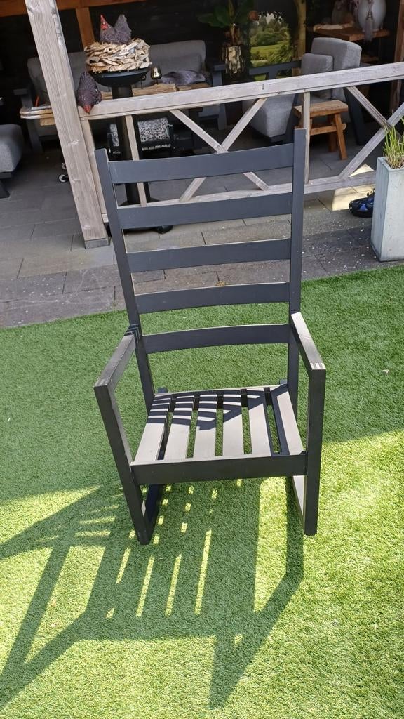 Ikea schommelstoel zwart, Ophalen, Zwart, Eén