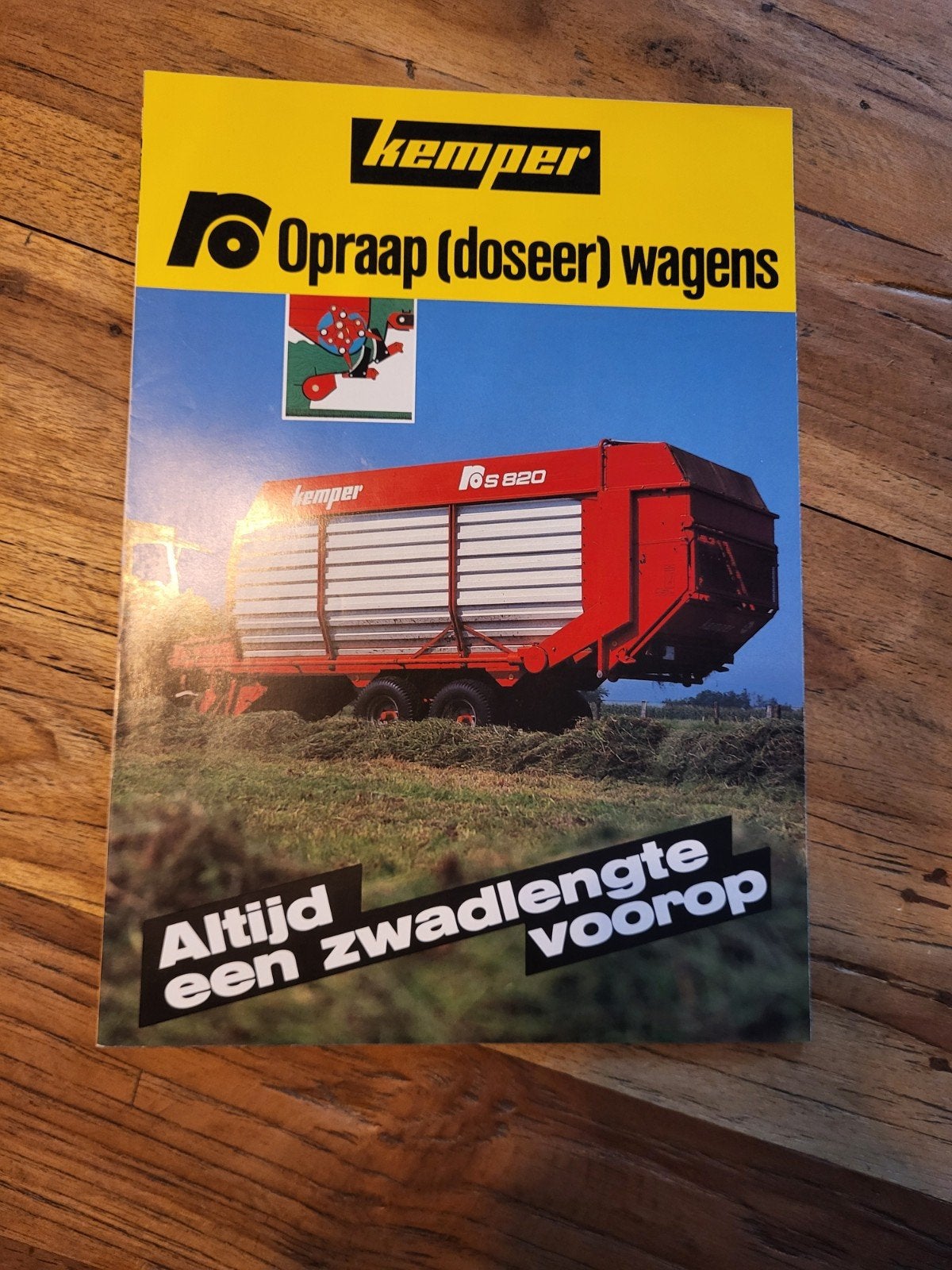 tractor folder Kemper opraap(doseer)wagens, Ophalen of Verzenden, Zo goed als nieuw