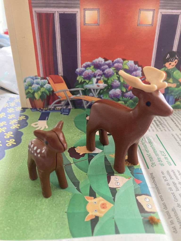 Playmobil 123 herten, Ophalen of Verzenden, Gebruikt