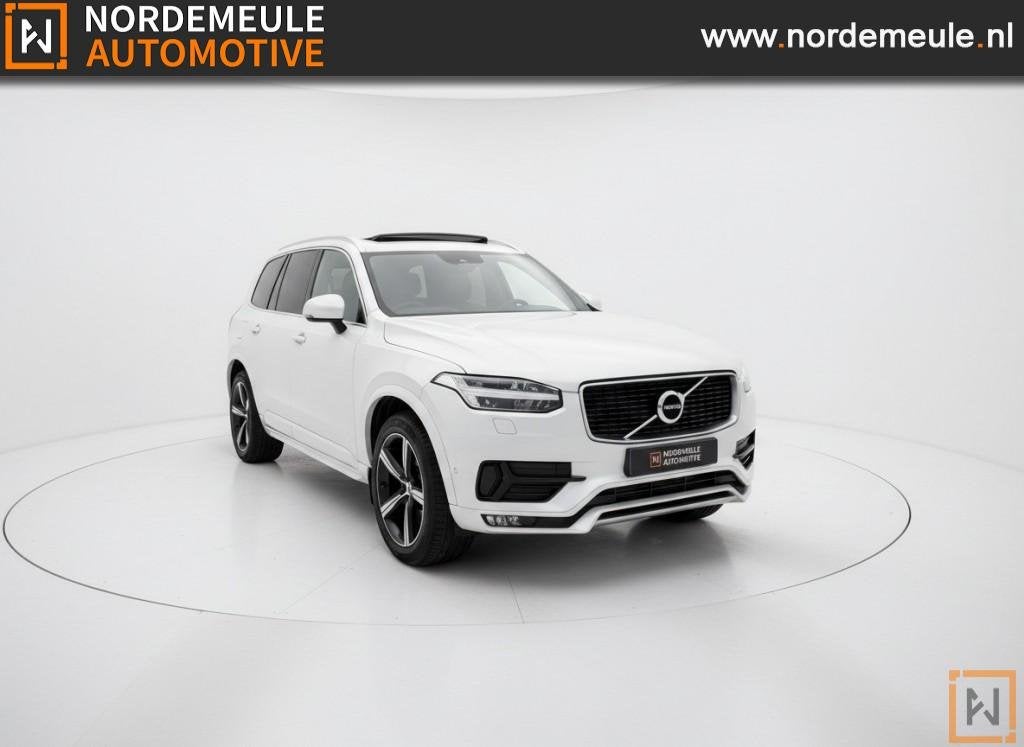Volvo XC90 2.0 T5 AWD R-DESIGN 7P. PANO, BW, TREKHAAK, Auto's, Verwarmde buitenspiegels, Gebruikt, Euro 6, 4 cilinders