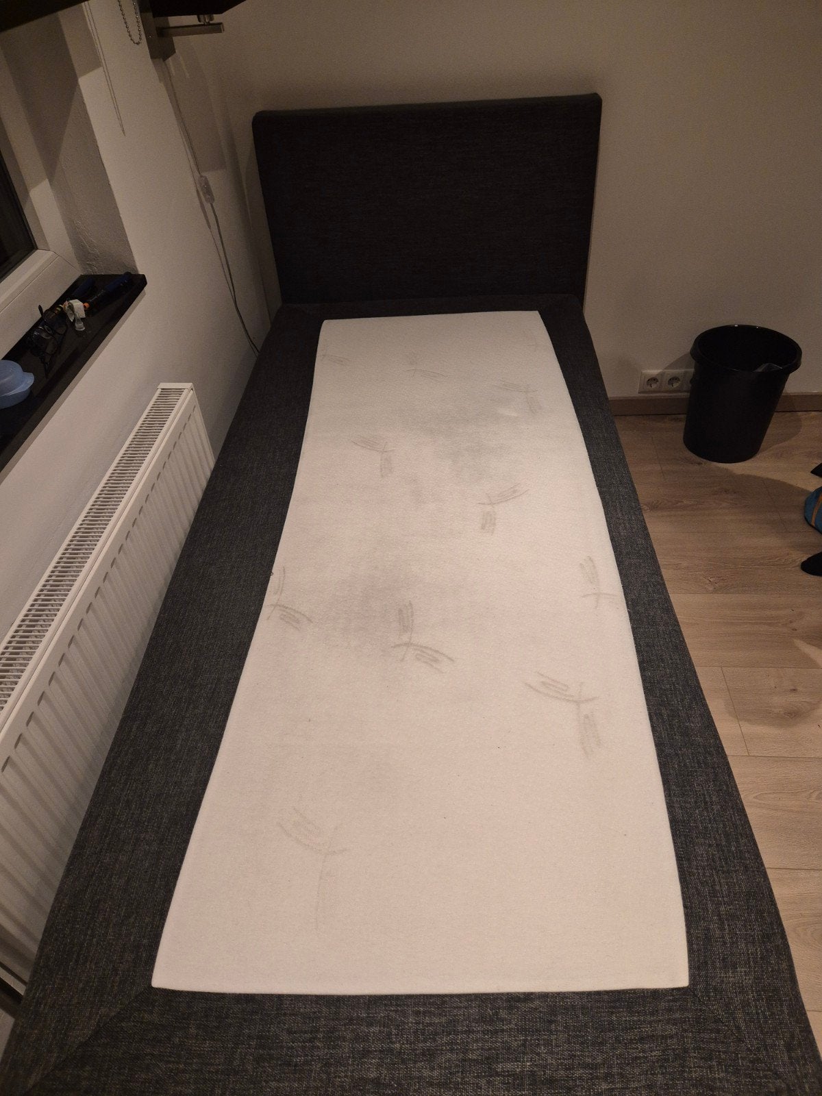 box spring, Ophalen, Eenpersoons