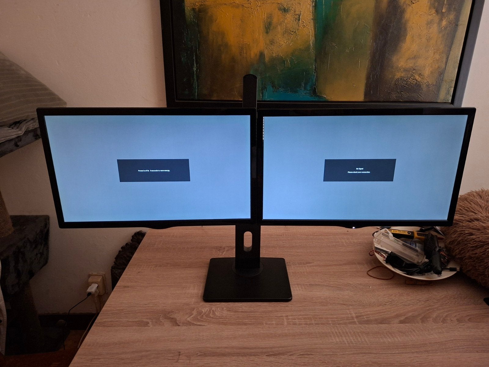 2x LG Full HD Led Monitor (22") op Mooie Standaard, Computers en Software, Monitoren, HDMI, Full HD, Ophalen of Verzenden, LED