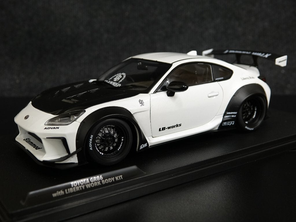 Solido 1:18 2024 Toyota GR86 Liberty Walk wit, Solido, Auto, Solido, Onbekend