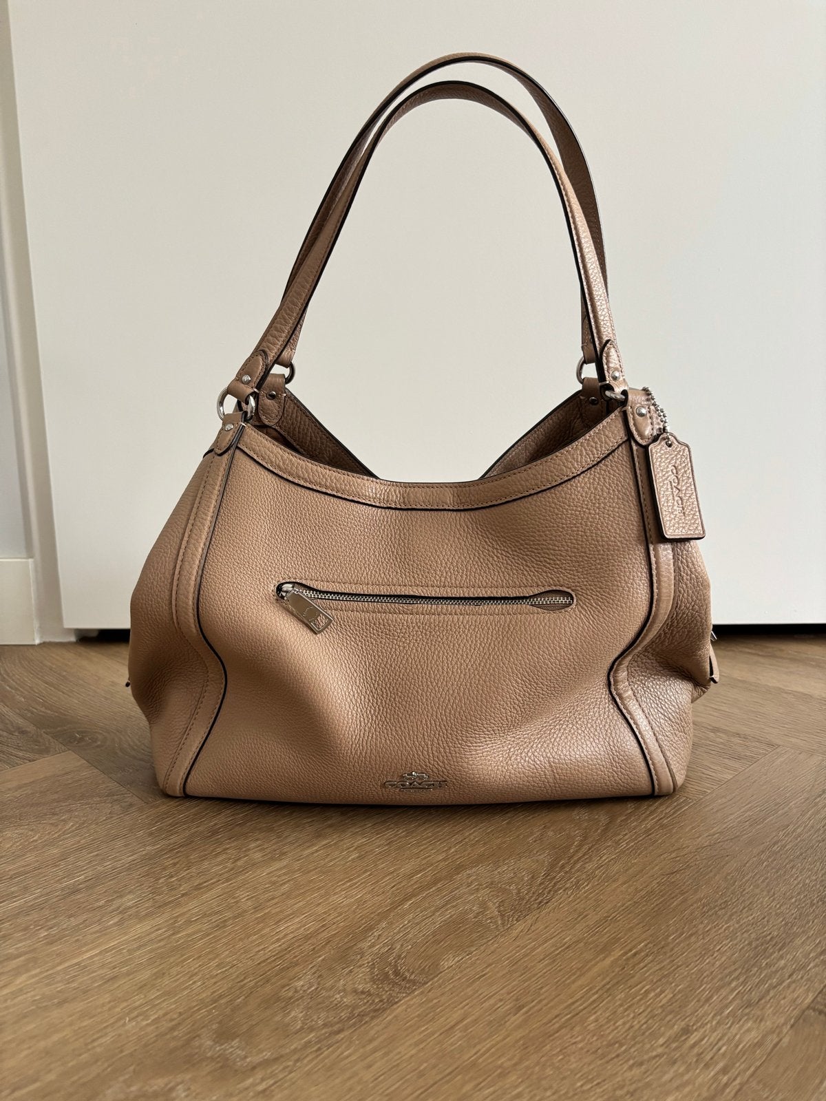 Coach Kristy handtas beige - Zeer goede staat, Ophalen, Zo goed als nieuw, Beige, Handtas