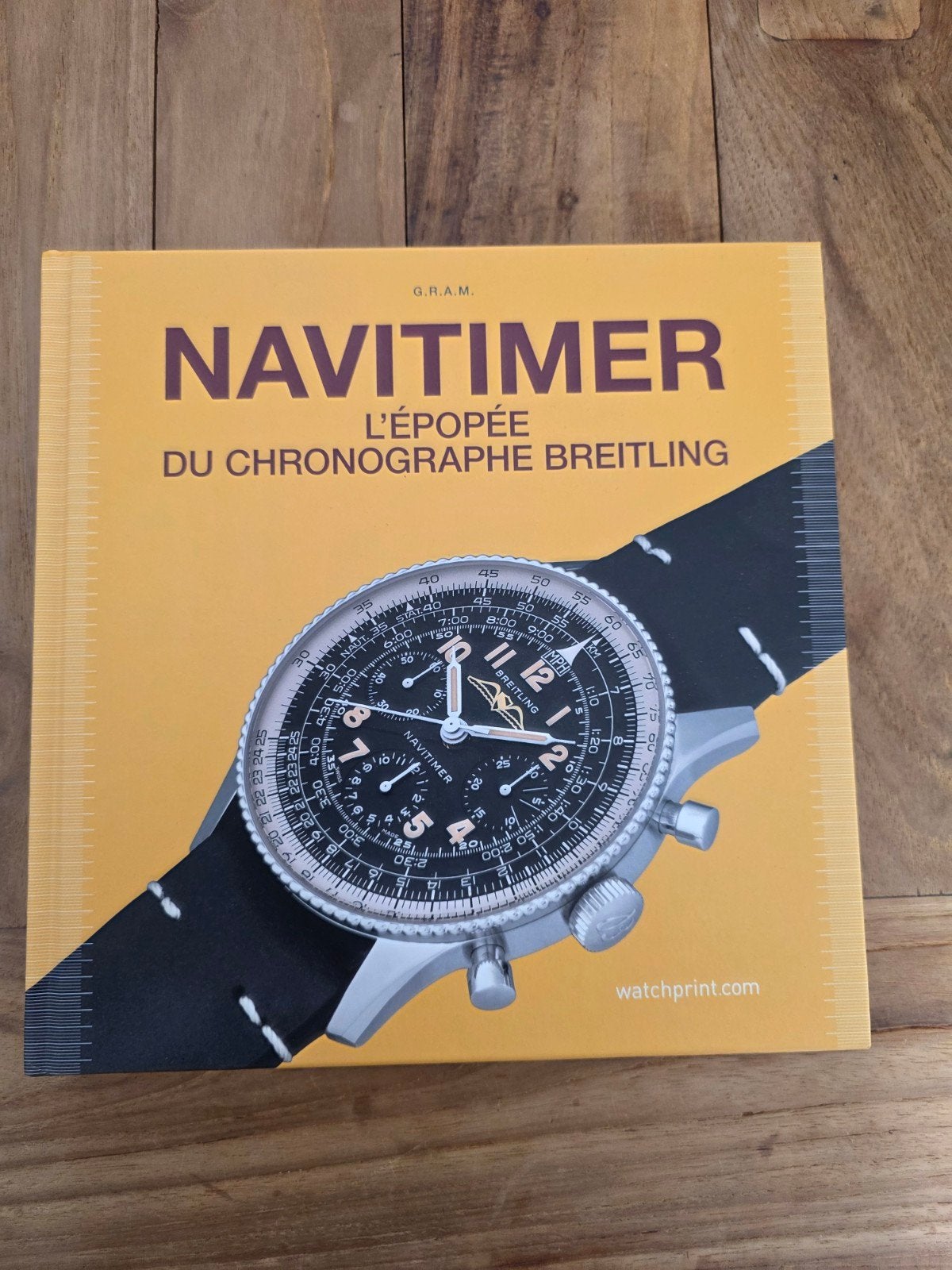 Navitimer: L'épopée du Chronographe Breitling Boek, Ophalen of Verzenden, Zo goed als nieuw, Overige onderwerpen, G.R.A.M.