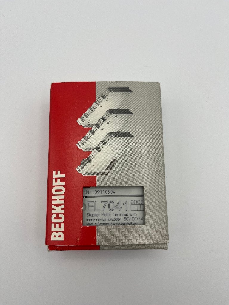 Beckhoff EL7041 Stepper motor 48 VDC 5A incremental encoder, Beckhoff Oerkapkade 1C 2031 EN Haarlem info@beckhoff.nl, Verzenden