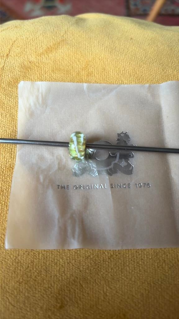 Trollbeads retired uniekje ooak gemerkt nieuw, Sieraden, Tassen en Uiterlijk, Nieuw, Ophalen of Verzenden, Trollbeads, 1 bedel