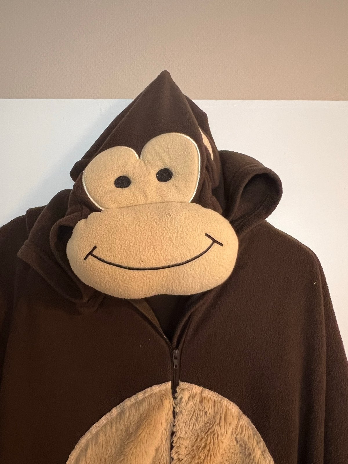 Leuke apen onesie - Maat M, Kleding | Dames, Carnavalskleding en Feestkleding, Zo goed als nieuw, Kleding, Carnaval, Maat 38/40 (M)