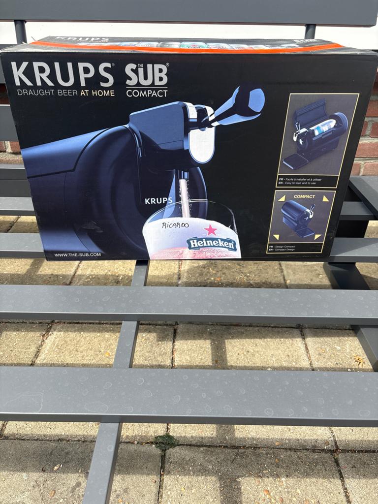 Krups The Sub Compact thuistap, Ophalen of Verzenden, Zo goed als nieuw, Krups