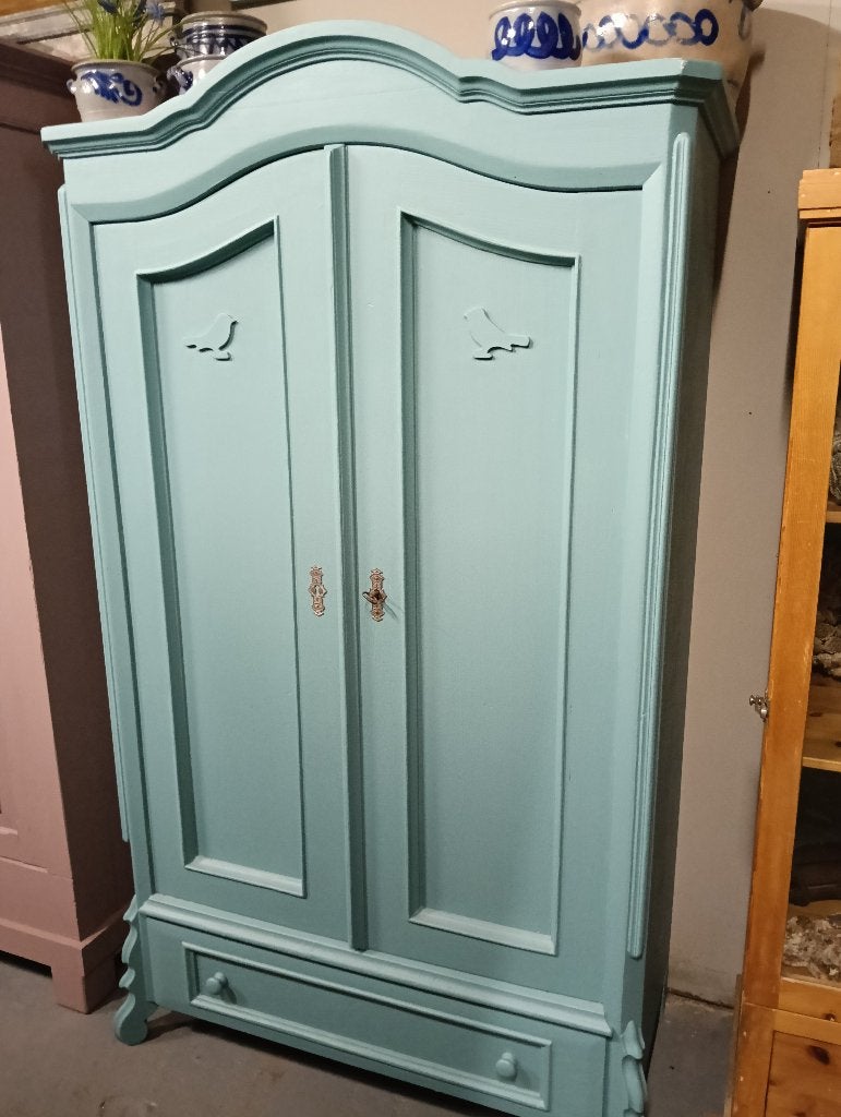 Fraaie oude kast/brocante kast/kast, Ophalen, Gebruikt, 105 cm of meer, 100 cm of meer