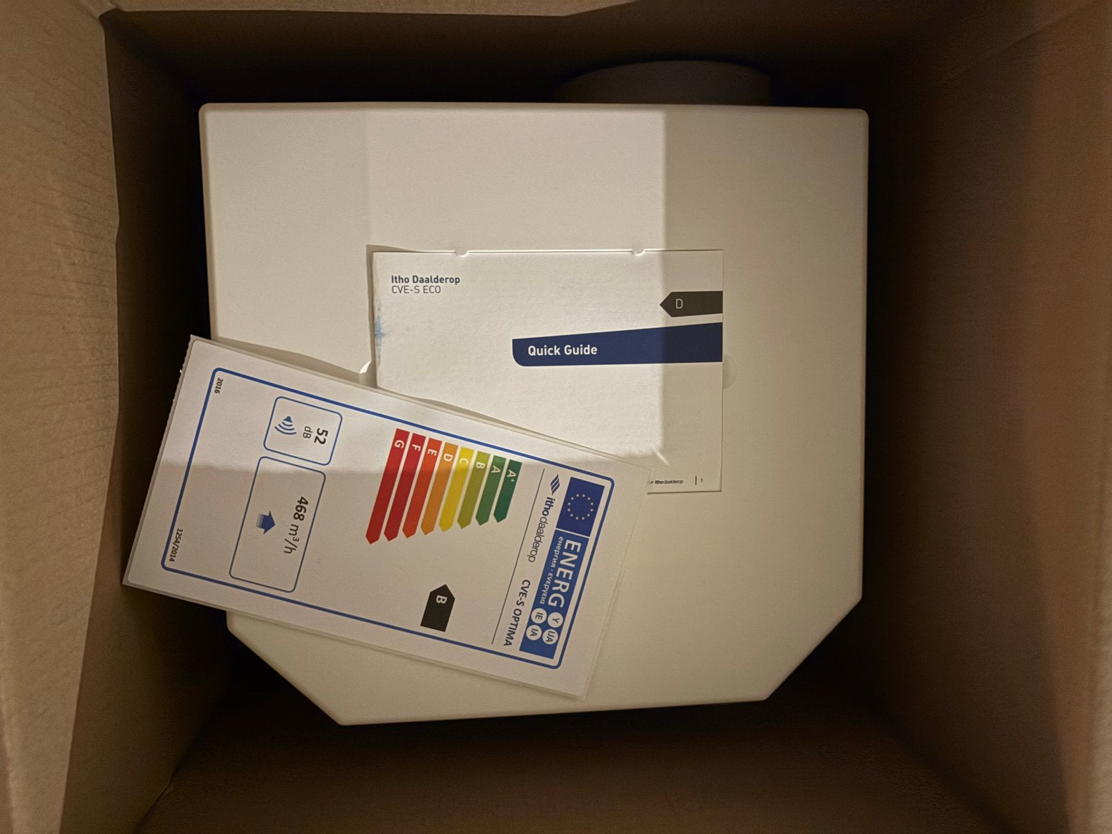 Nieuwe Itho ventilatiebox, Ophalen of Verzenden, Nieuw, Ventilator en Afzuiger