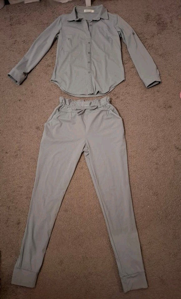 zgan 2 delig set azzurro maat S/M, Azzurro, Ophalen of Verzenden, Zo goed als nieuw