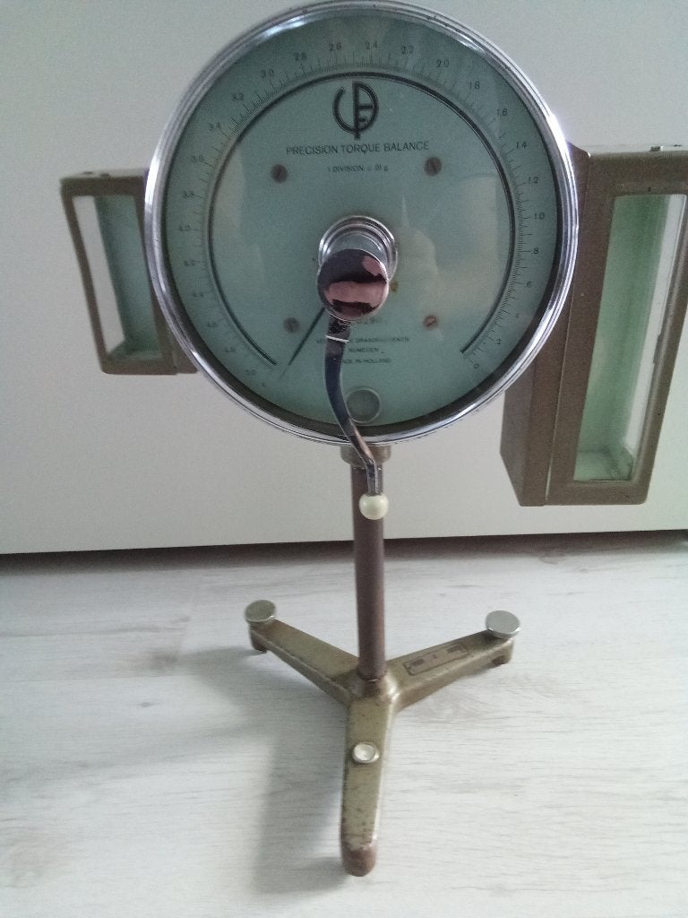Vintage precisie weegschaal., Antiek en Kunst, Ophalen