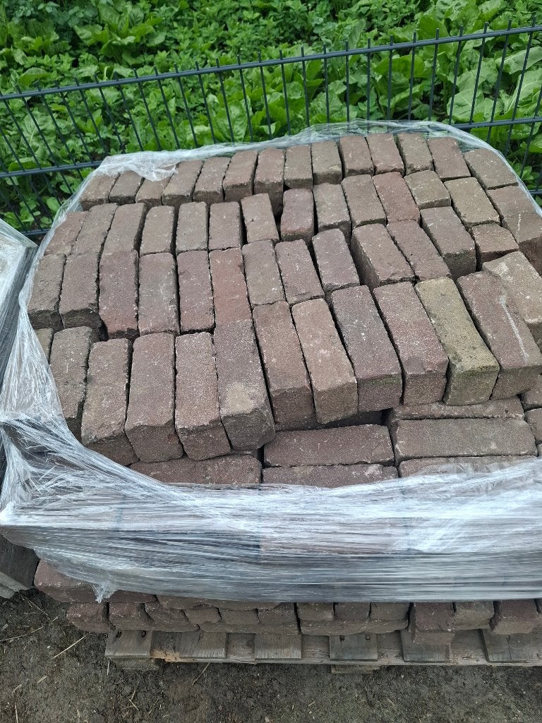 TE KOOP 5 M2 GEBAKKEN KLINKERS 7-DUIMERS, Ophalen, Gebruikt, 5 tot 10 m², Klinkers
