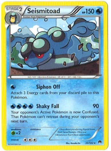Breakpoint,  Seismitoad [rare] 35/122, Verzenden, Nieuw, Losse kaart