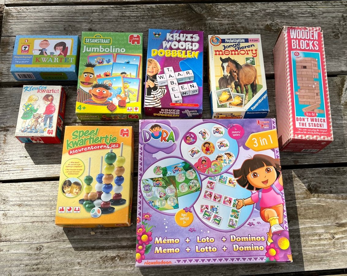 Groot Spellenpakket!, Een of twee spelers, Ophalen of Verzenden, Gebruikt, Reisspel