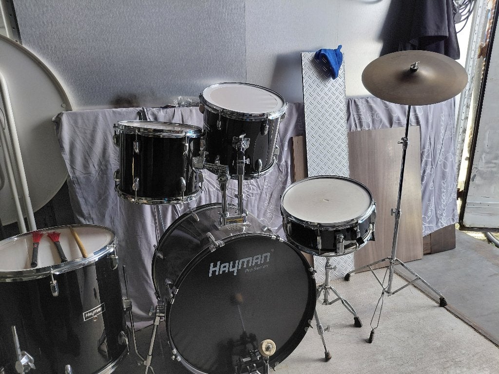 drumstel  X gitaar., Ophalen, Zo goed als nieuw, Overige merken