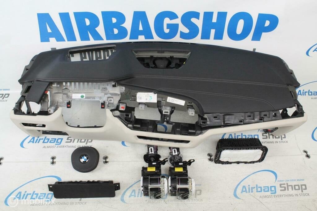 Airbag set - Dashboard leder zwart/beige HUD BMW X6 G06, Auto-onderdelen, Gebruikt, Ophalen of Verzenden