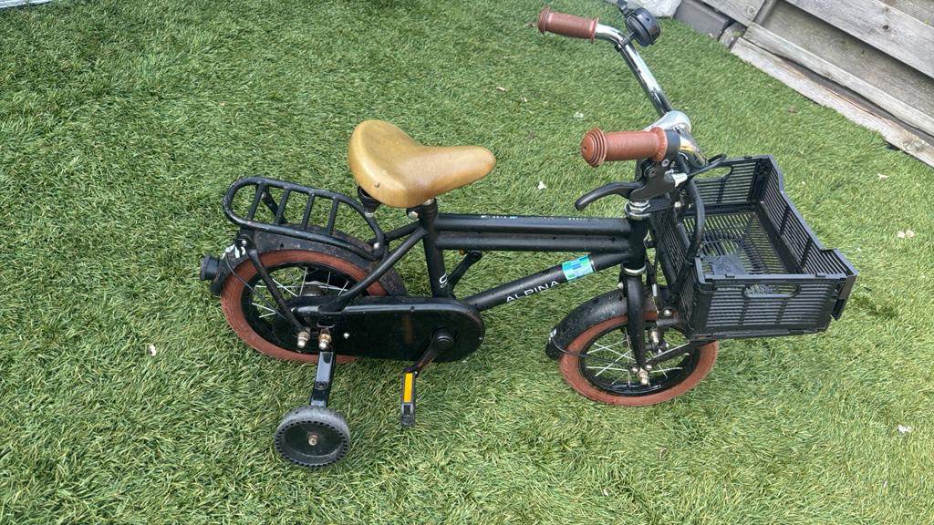 Kinder fiets, Ophalen, Zo goed als nieuw, Minder dan 16 inch