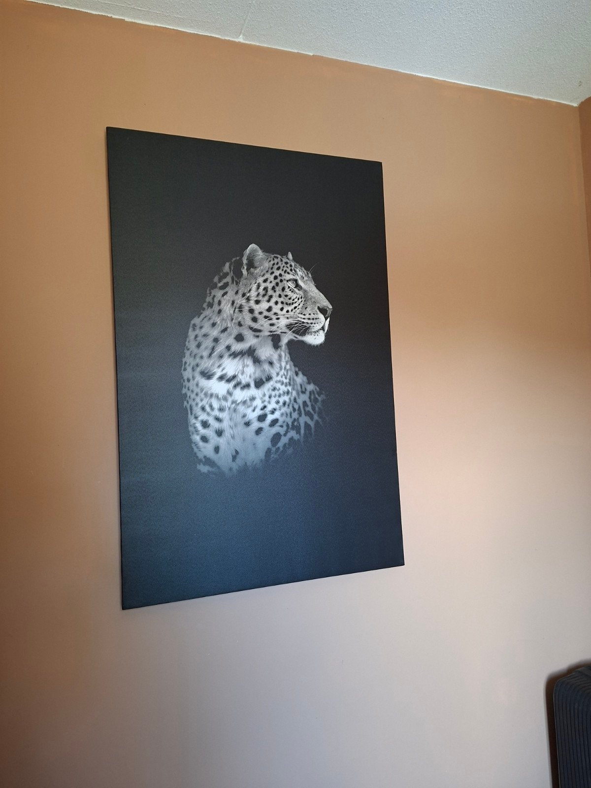 Canvas panter, Ophalen, 125 cm of meer, Print