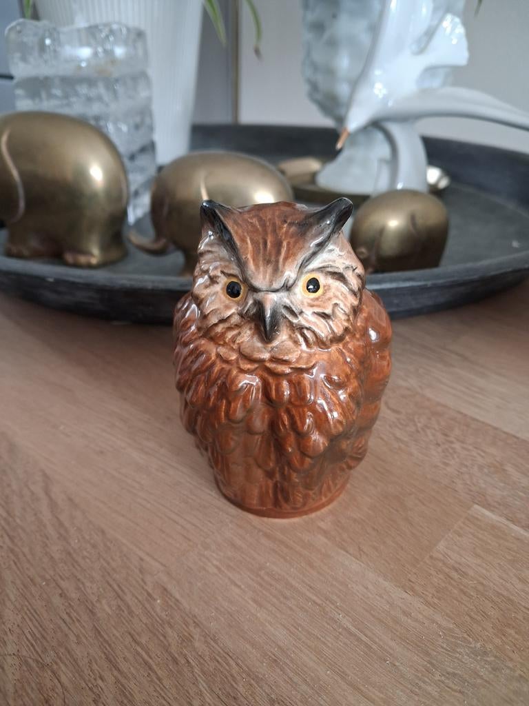 Vintage Goebel Hummel Germany Beeldje Uil 1980 Porselein, Verzamelen, Beelden en Beeldjes, Ophalen of Verzenden, Zo goed als nieuw