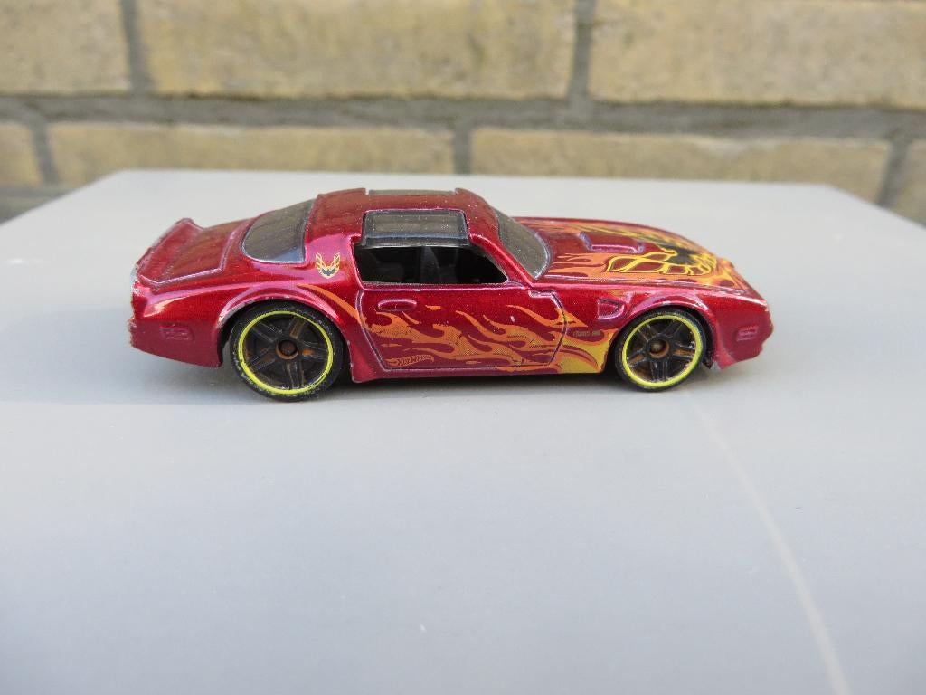 Hotwheels Flames '77 Pontiac Firebird, Ophalen of Verzenden, Gebruikt, Auto
