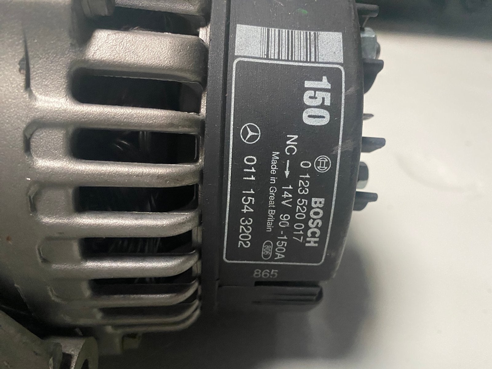 Mercedes s klasse w220 dynamo orgineel bosch revisie 150amp, Ophalen of Verzenden, Mercedes-Benz